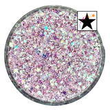 Pale purple custom chunky glitter mix / PDB Creative Studio for art, nails and projects