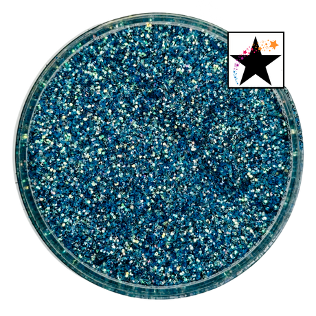 Blue green custom chunky glitter mix / PDB Creative Studio