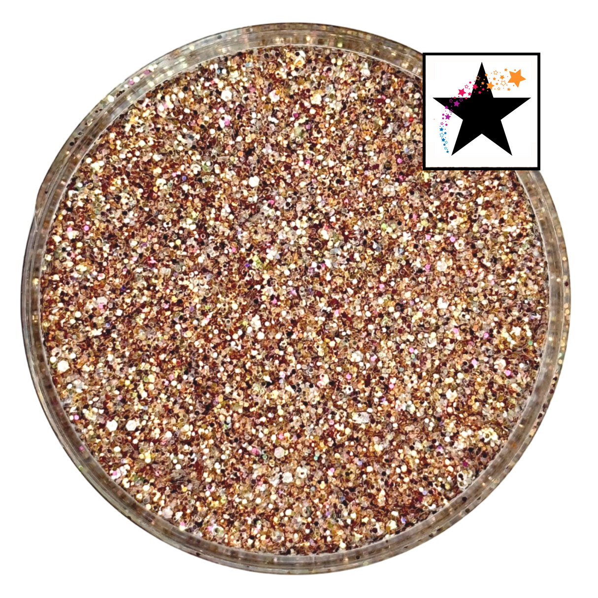 Bronze, copper, gold custom chunky glitter mix / PDB Creative Studio