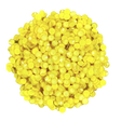 BRIGHT NEON PASTEL YELLOW Glam Glass® flatback, non hotfix rhinestones for art, body, nails and more - PDB Creative Studio