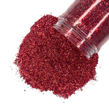 cherry red custom glitter mix for art, nails, body and more - PDB Creative Studio