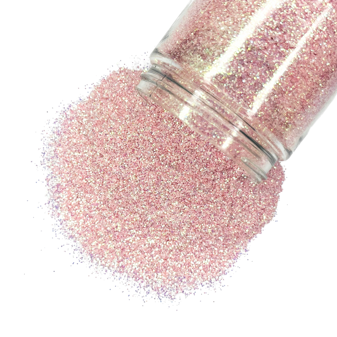 Pink Opaque custom glitter mix for art, nails, body and more - PDB Creative Studio