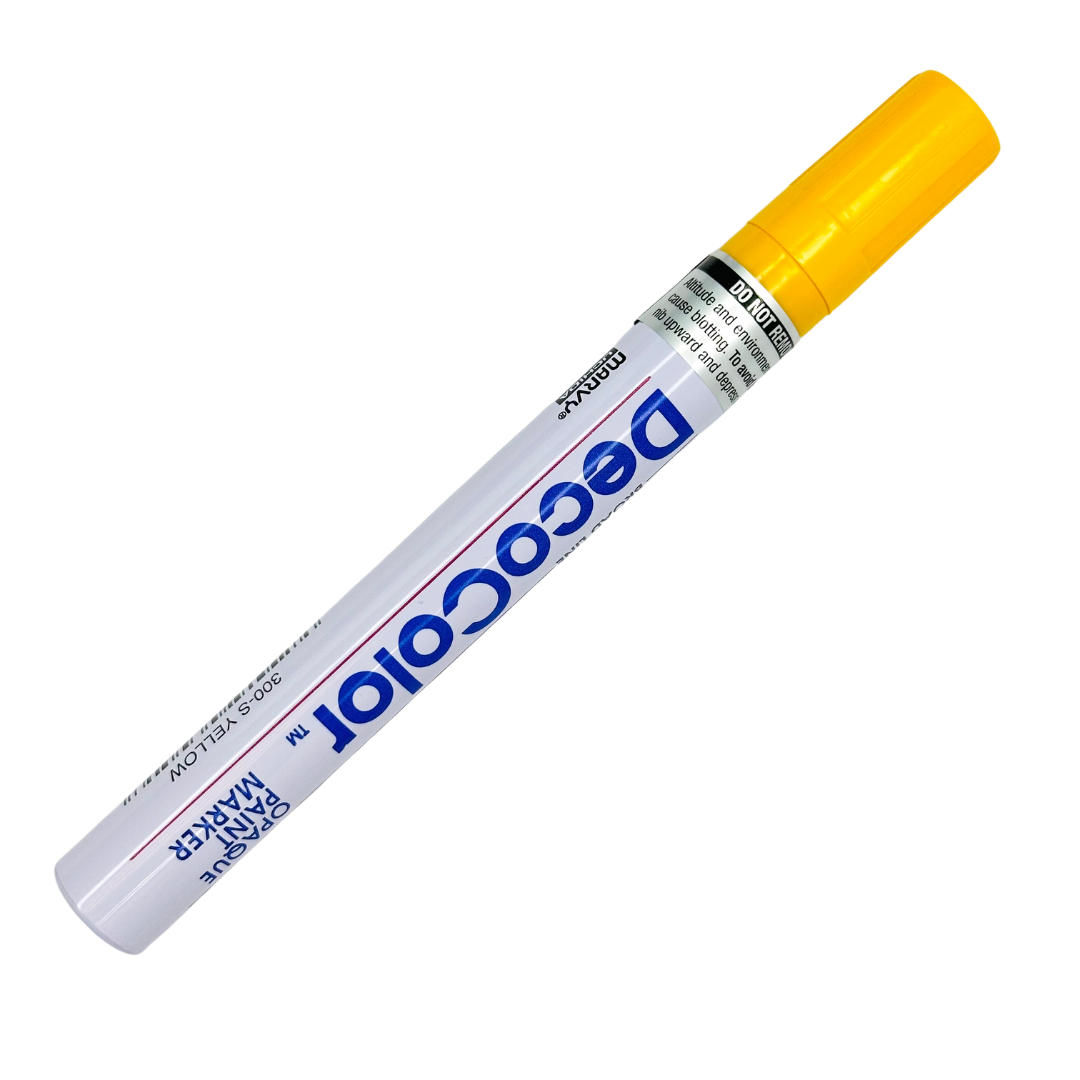 YELLOW PAINT PEN MARKER (BROAD LINE) - 50128