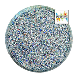 Silver holographic custom chunky glitter mix / PDB Creative Studio for art, nails and projects