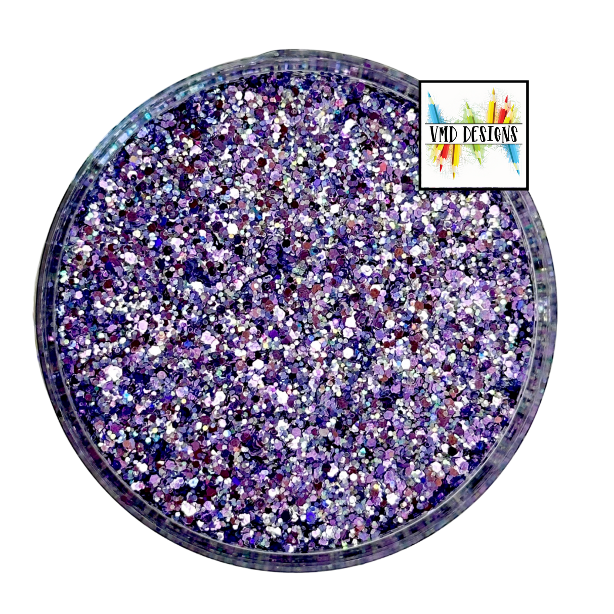 Purple custom chunky glitter mix / PDB Creative Studio for art, nails and projects