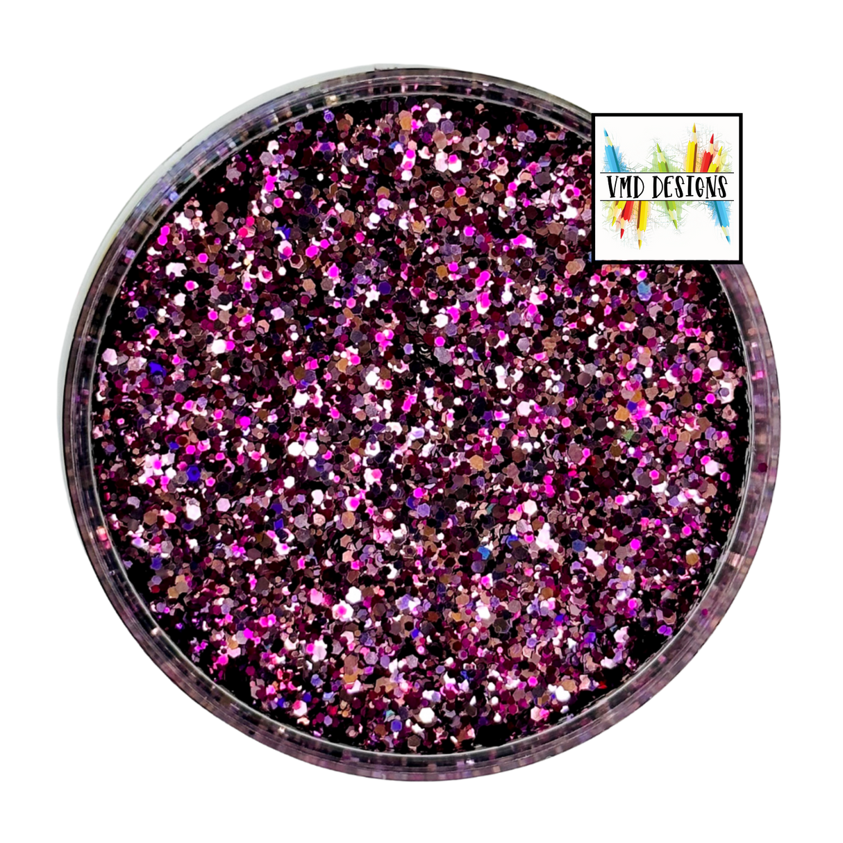 Purple, burgundy custom chunky glitter mix / PDB Creative Studio