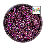 Purple, burgundy custom chunky glitter mix / PDB Creative Studio