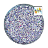 Silver holo and purple custom chunky glitter mix / PDB Creative Studio for art, nails and projects