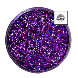 Purple opal multi size custom glitter mix for art, body, nails and more - PDB Creative Studio