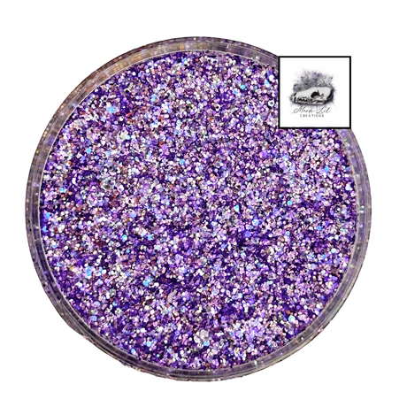 Purple custom chunky glitter mix / PDB Creative Studio for art, nails and projects