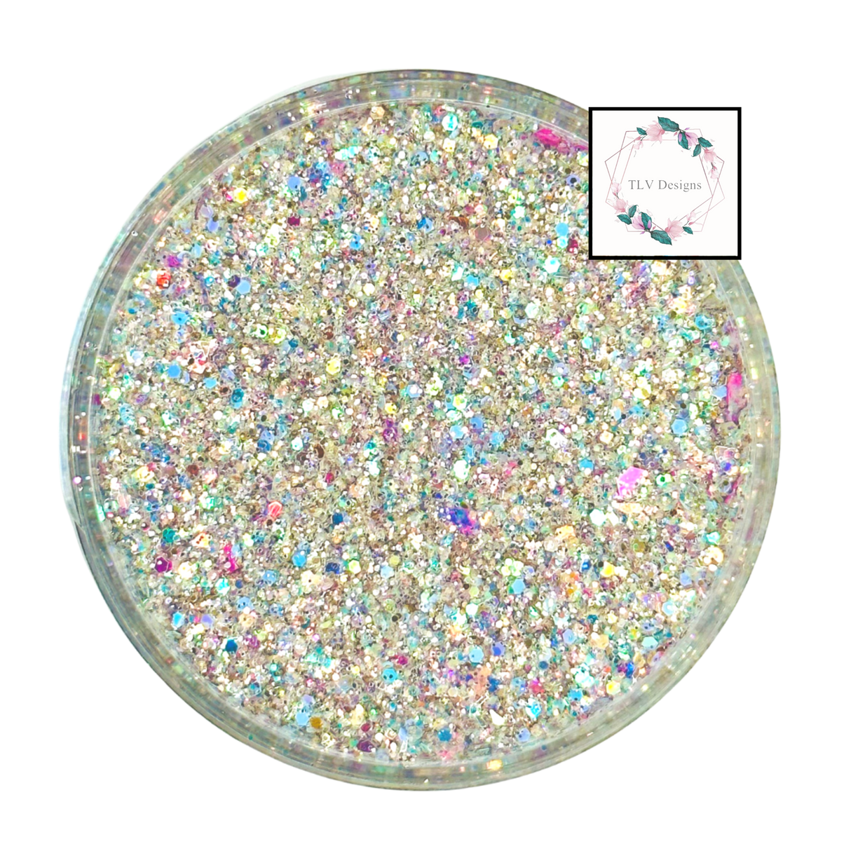 Gold silver  custom chunky glitter mix / PDB Creative Studio for art, nails and projects