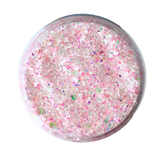 pink custom chunky glitter mix / PDB Creative Studio for art, nails and projects