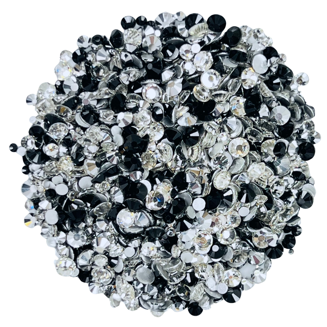 BLACK TIE RHINESTONE MIX - 40340