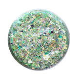 Pale green custom chunky glitter mix / PDB Creative Studio for art, nails and projects