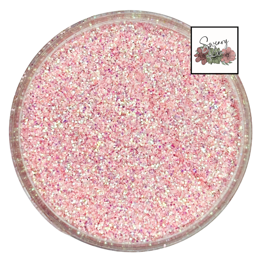 Pink Opaque custom glitter mix for art, nails, body and more - PDB Creative Studio