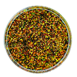 chameleon gold and green polyester glitter mix for art, body, nails and more - PDB Creative Studio