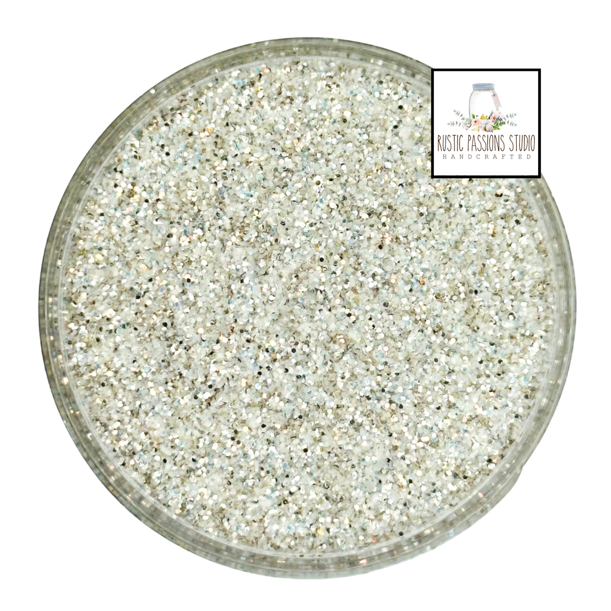 cream nude custom glitter mix for art, body, nails and more - PDB Creative Studio