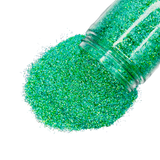 Iridescent green custom fine glitter mix for art, boxy, nails and more - PDB Creative Studio