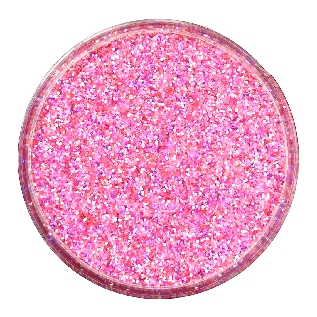 Barbie Pink custom glitter mix for art, body, nails / PDB Creative Studio