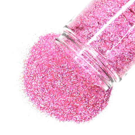 Barbie Pink custom glitter mix for art, body, nails / PDB Creative Studio