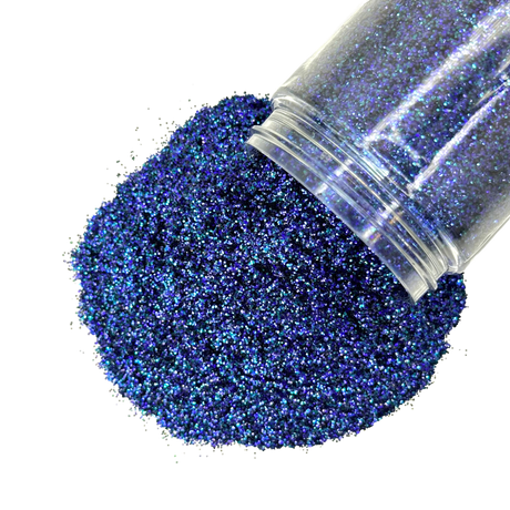 Blue poly custom glitter mix for art, body, nails and more - PDB Creative Studio