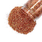 Holographic red and gold custom multi-size glitter mix for art, body, nails and more - PDB Creative Studio