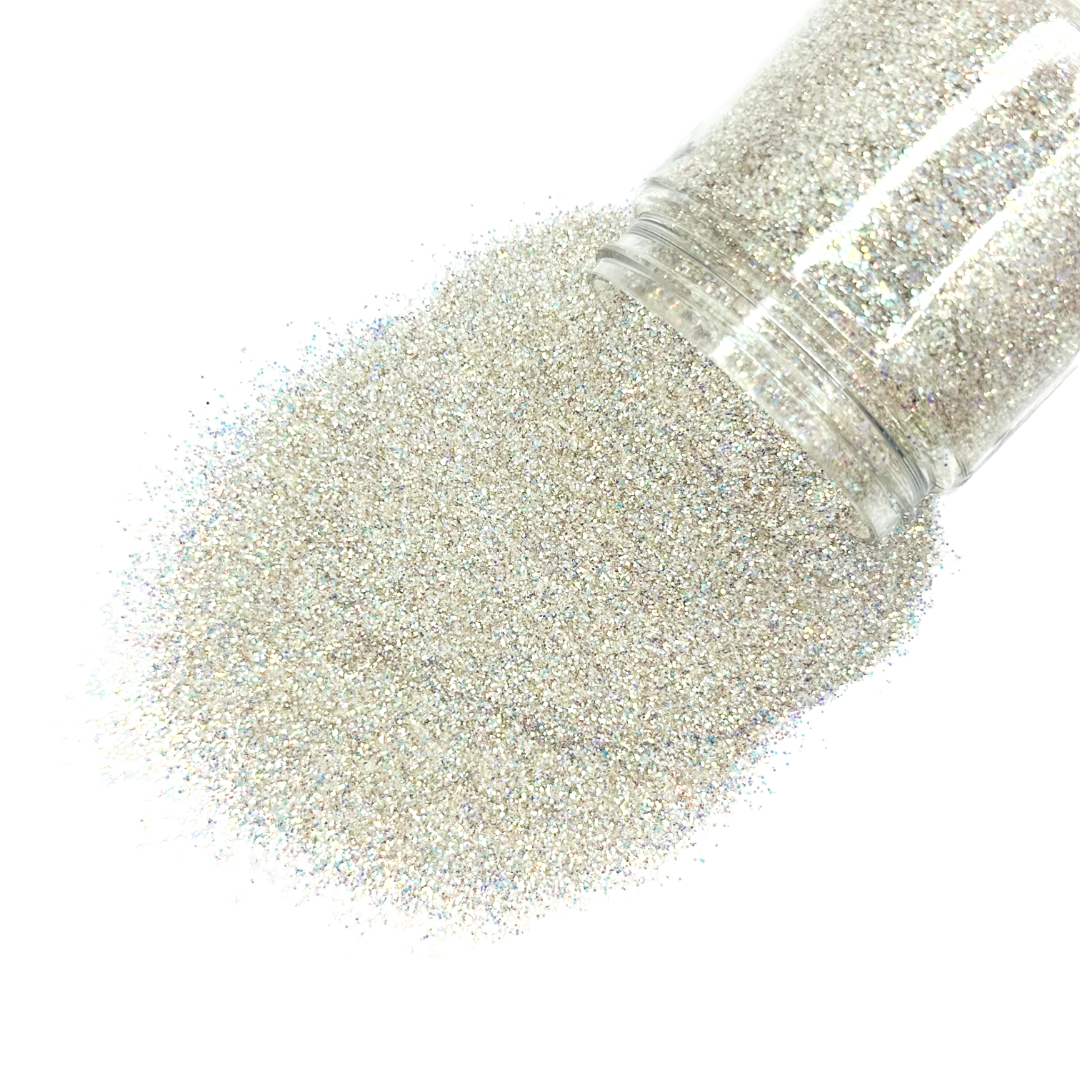 White beige opal custom glitter mix for art, nails, body and more - PDB Creative Studio