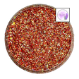 Holographic red and gold custom multi-size glitter mix for art, body, nails and more - PDB Creative Studio