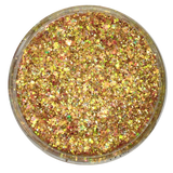 Gold custom chunky glitter mix / PDB Creative Studio for art, nails and projects