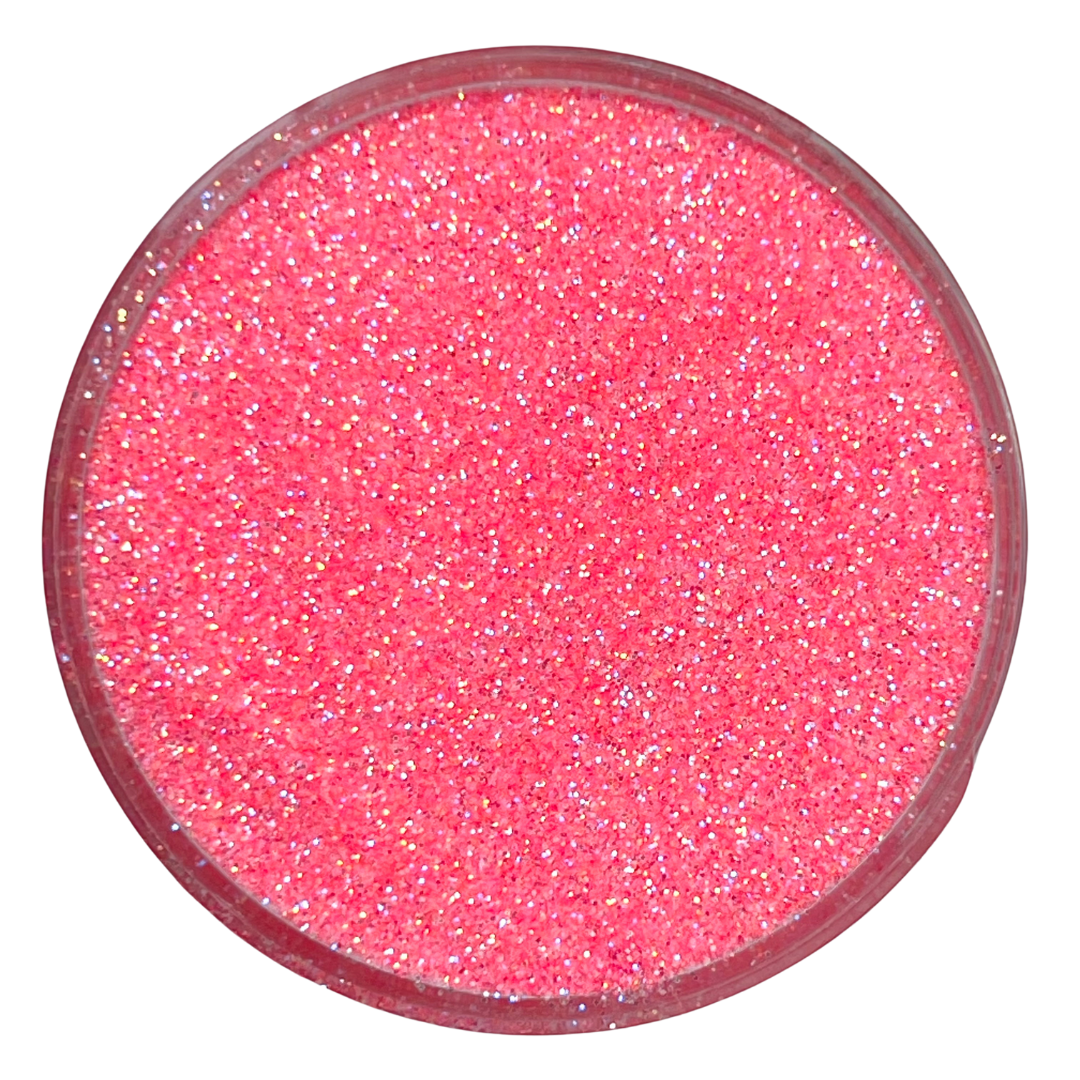 Hot pink custom chunky glitter mix / PDB Creative Studio for art, nails and projects