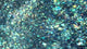 Blue green iridescent custom glitter mix for art, body, nails and more - PDB Creative Studio