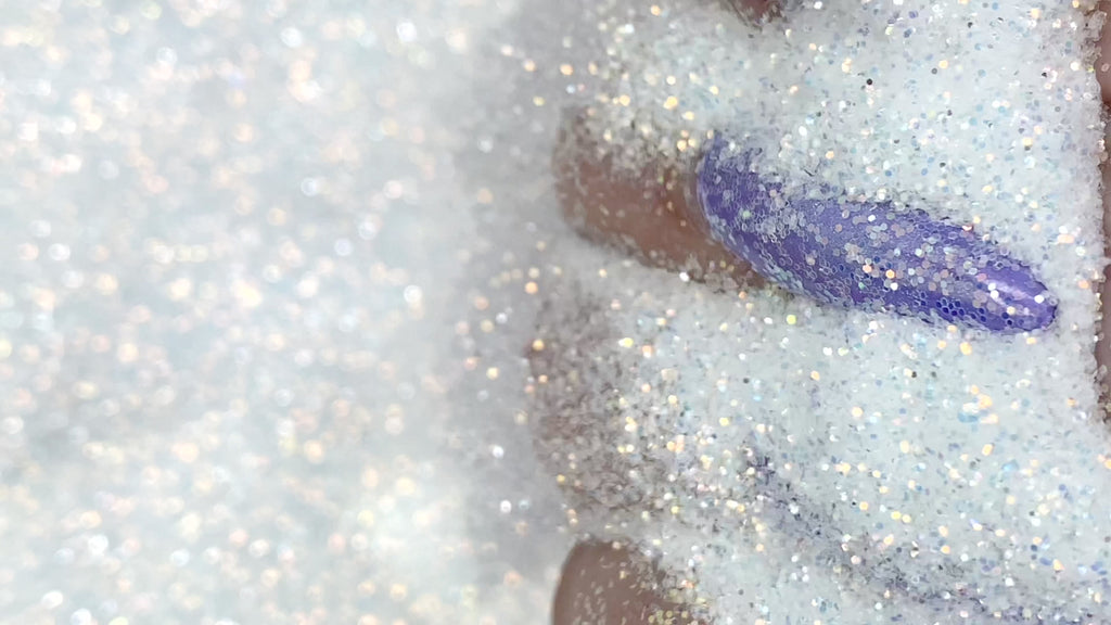 white opal fine glitter mix for art, body, nails and more - PDB Creative Studio
