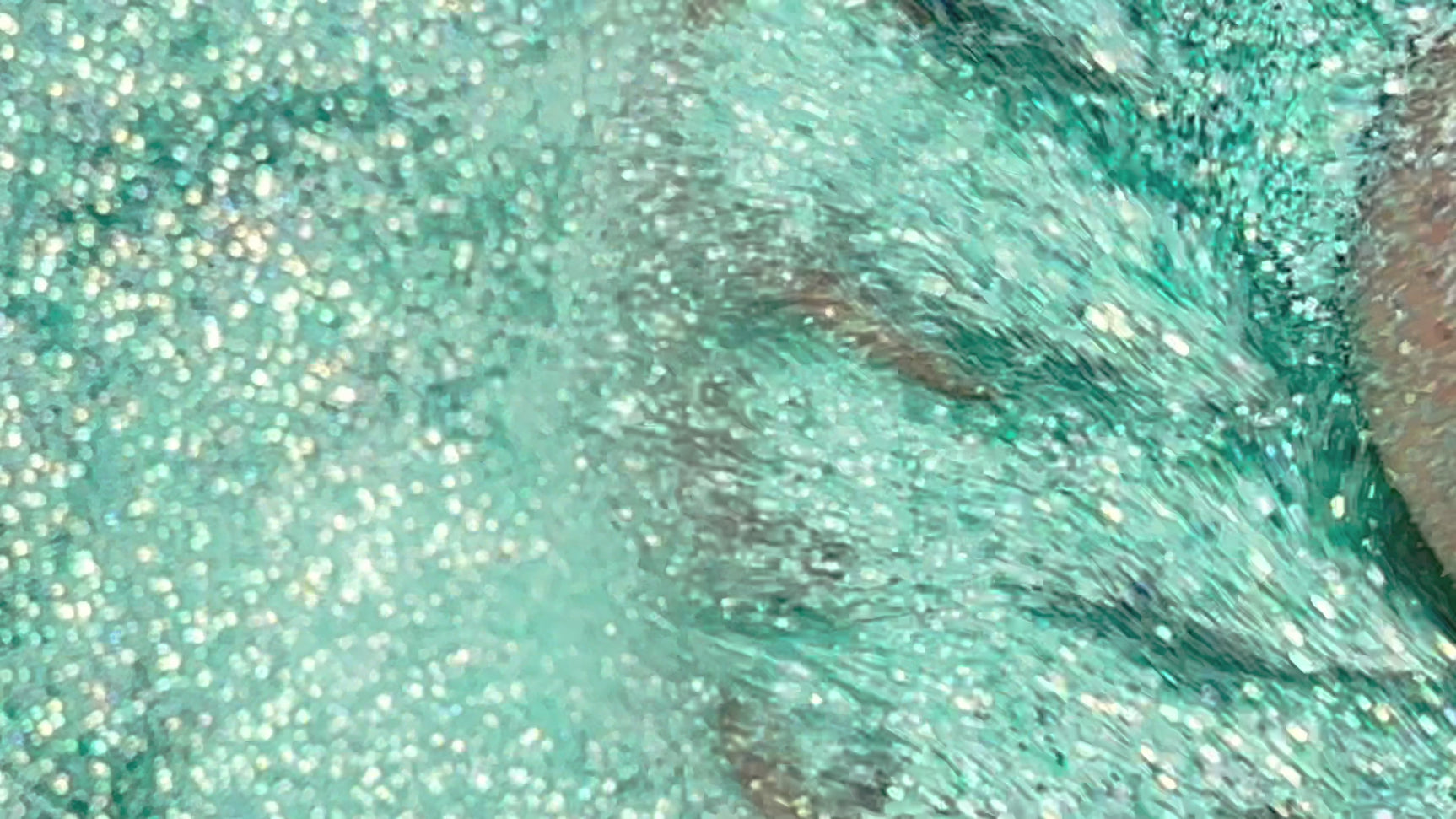 blue custom glitter mix for art, body, nails and more - PDB Creative Studio