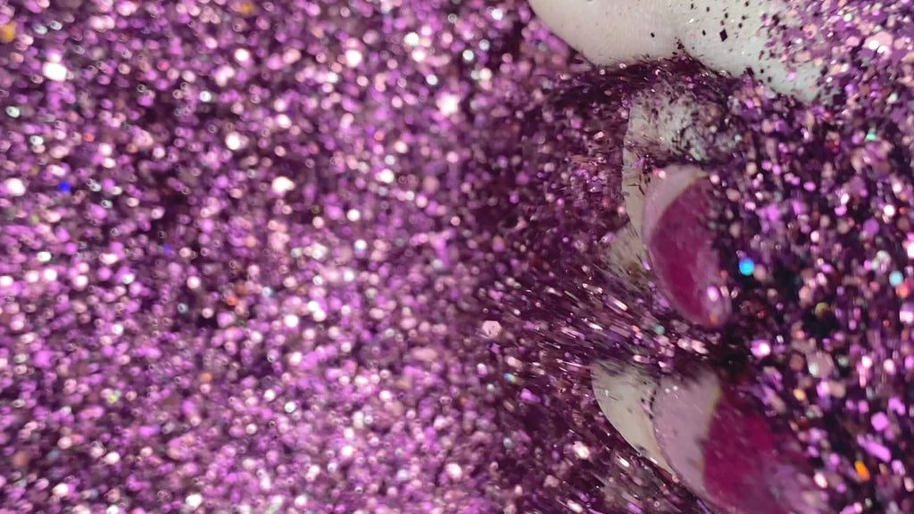 maroon purple custom glitter mix for body, art, nails / PDB Creative Studio