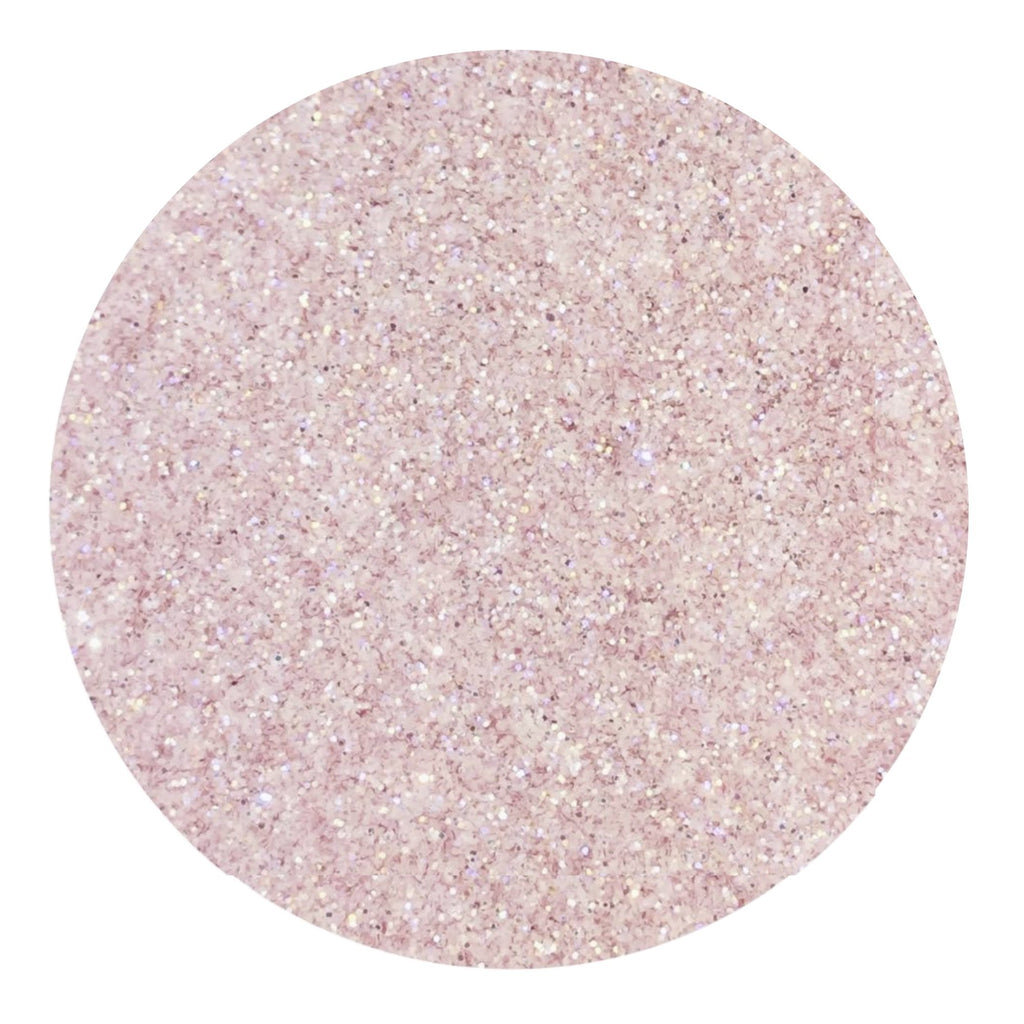 baby pink poly glitter