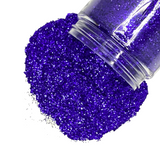 Deep purple blue poly glitter for art, nails, body and more - PDB Creative Studio