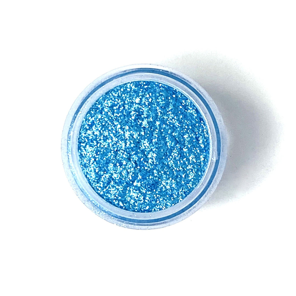blue sparkle glitter additive / PDB Creative Studio
