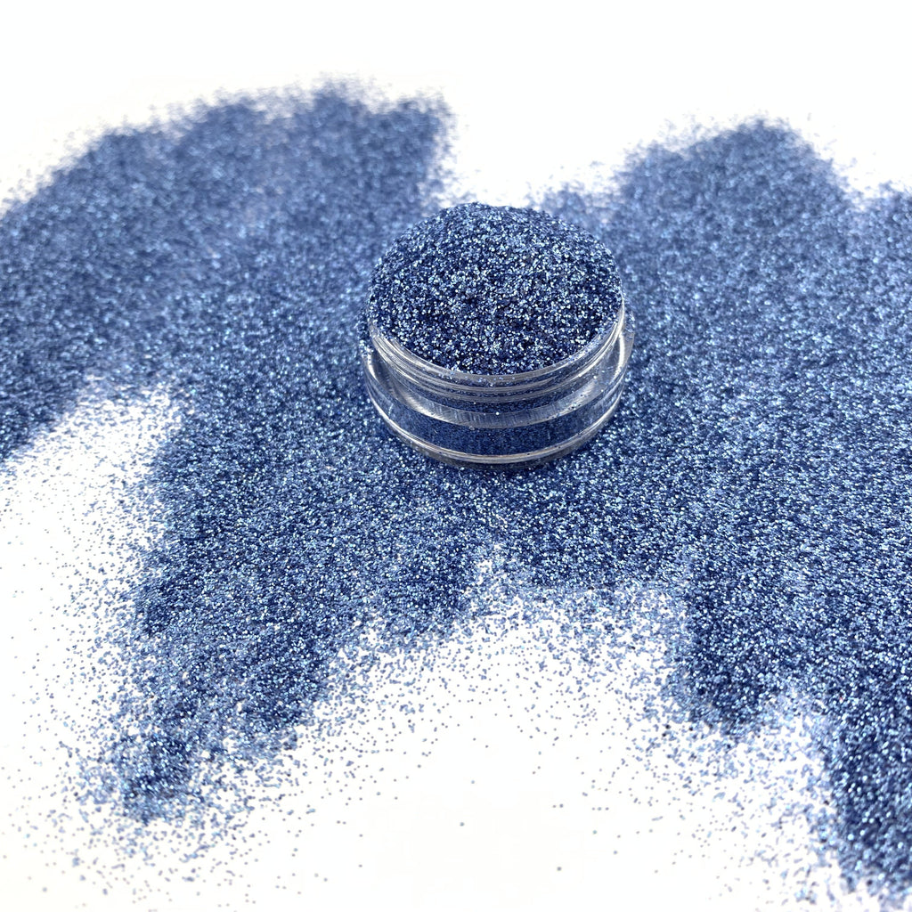 Periwinkle blue extra fine glitter for body, art, nails / PDB Creative Studio