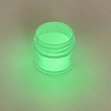 Green glow pigment powder for art, body, nails / PDB Creative Studio