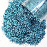 Blue green fine polyester glitter art, body, nails and more - PDB Creative Studio