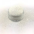 white with silver flash glitter for art, body, nails and more - PDB Creative Studio