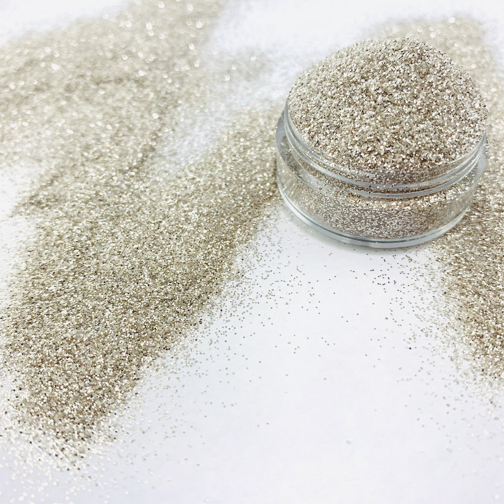 champagne nude extra fine custom glitter mix for art, body, nails and more - PDB Creative Studio
