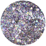 Purple silver custom chunky glitter mix / PDB Creative Studio for art, nails and projects