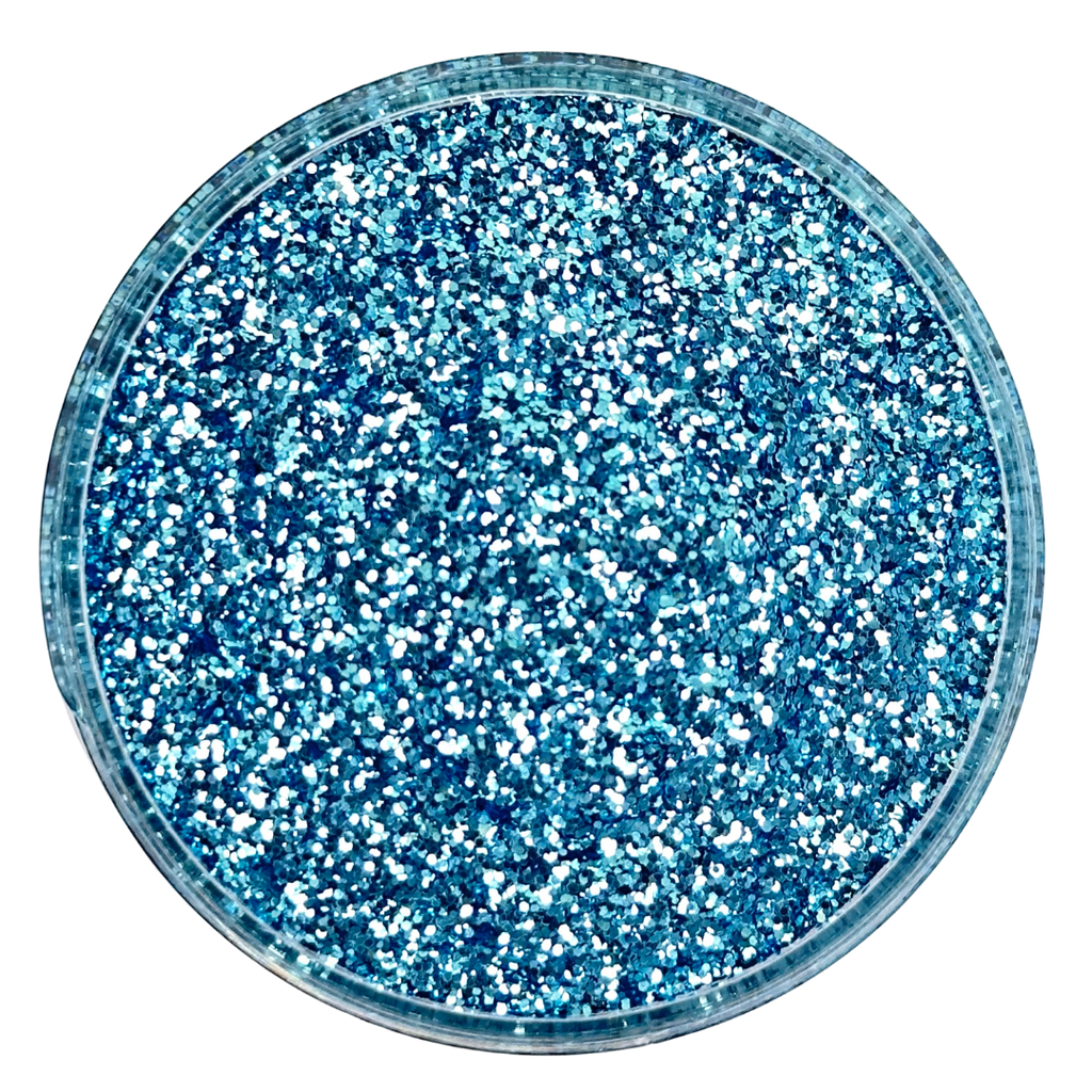 Blue grey polyester fine glitter mix for art, body, nails and more - PDB Creative Studio