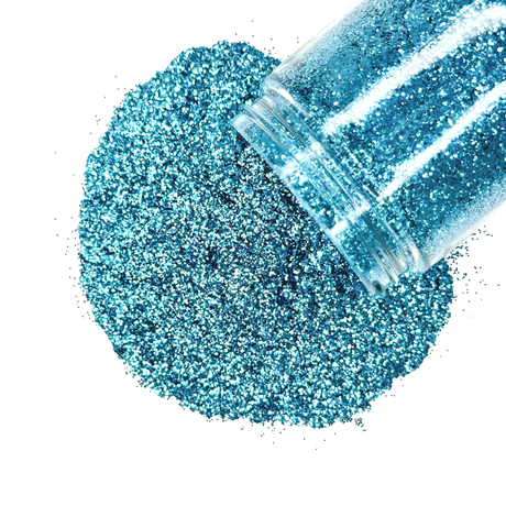 Blue grey polyester fine glitter mix for art, body, nails and more - PDB Creative Studio