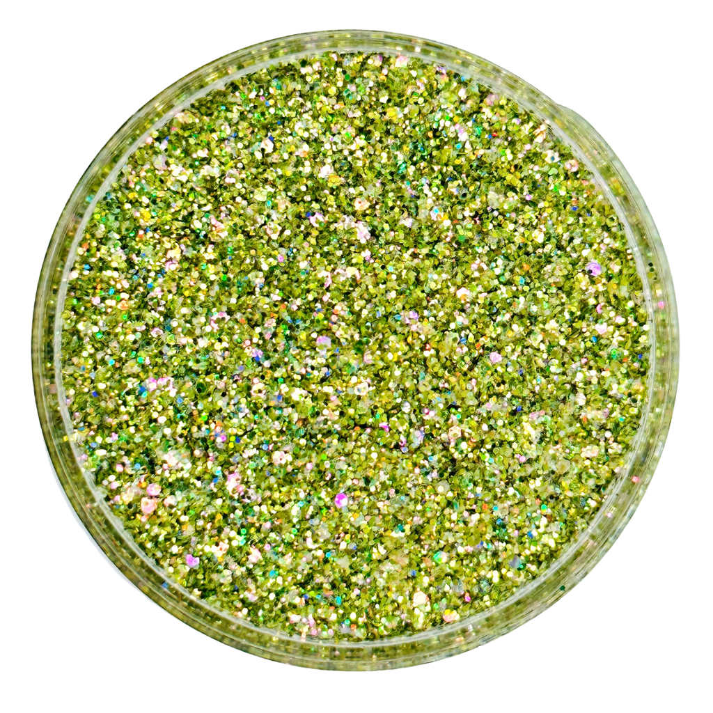 sage green opal custom glitter mix for art, body, nails and more - PDB Creative Studio