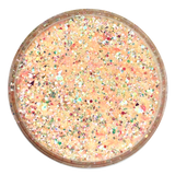 Peach custom multi-size glitter mix for art, body, nails and more - PDB Creative Studio