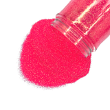 hot pink polyester glitter for art, body, nails and more - PDB Creative Studio