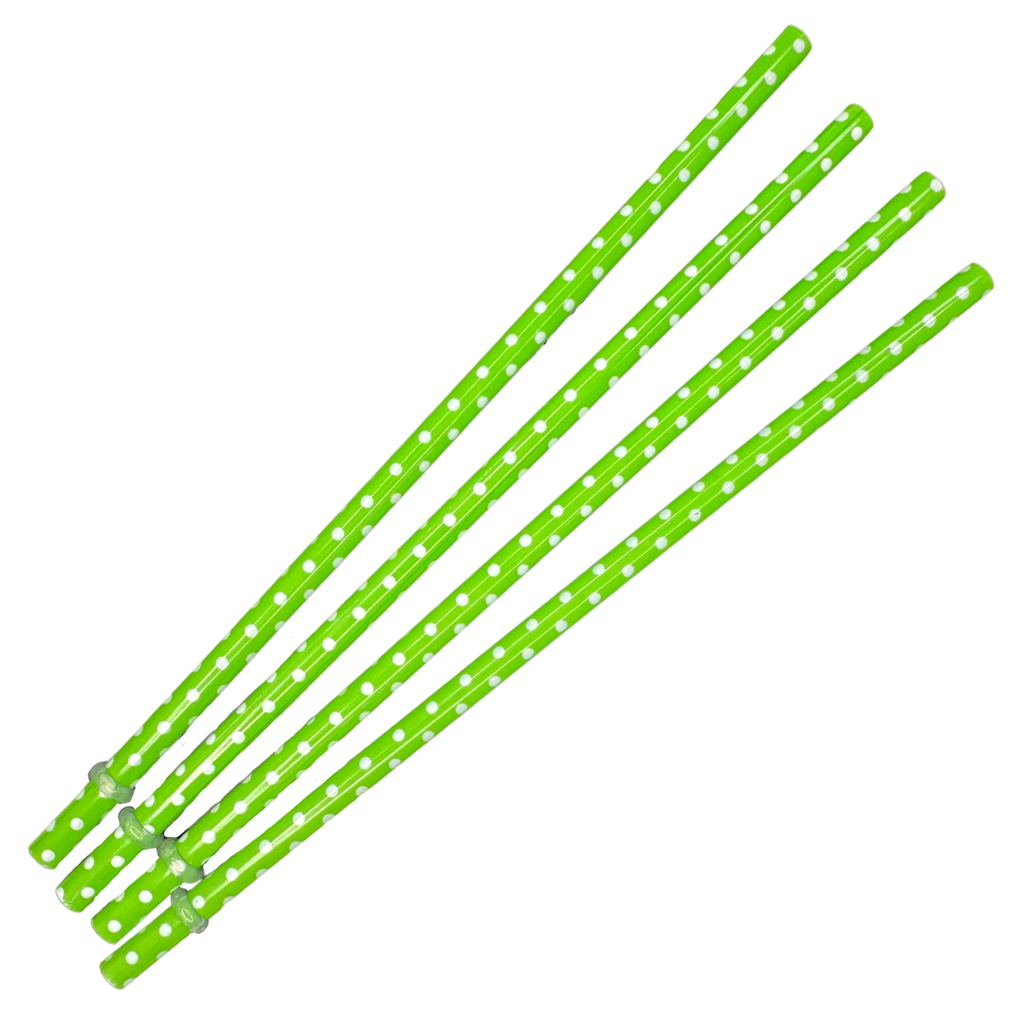 SILICONE STRAW TIP COVERS (GREEN) - 10148 – PDB CREATIVE STUDIO