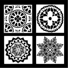 STENCIL SET C - 80045